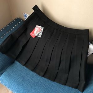 Pleated Mini Skirt